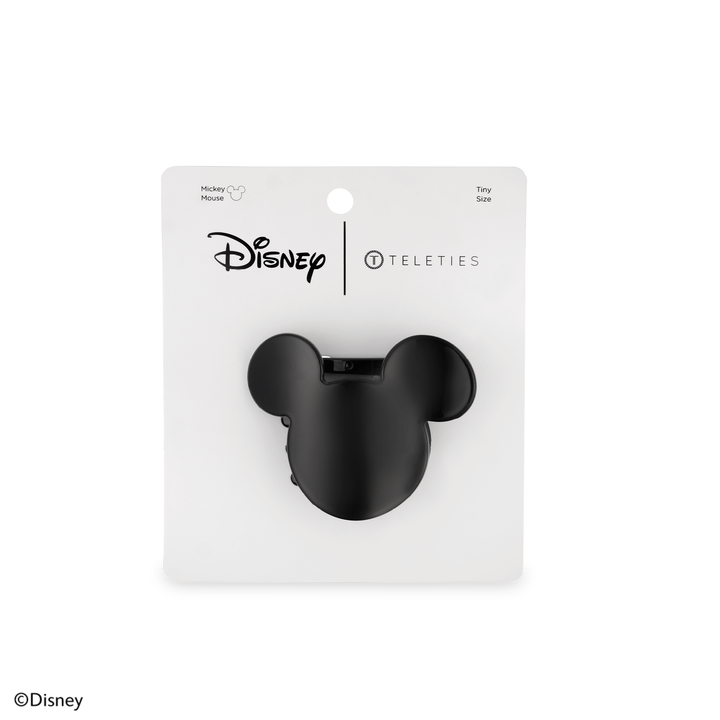 Teleties Disney: Mickey Mouse Shaped | Tiny |  Flat Hair Clip