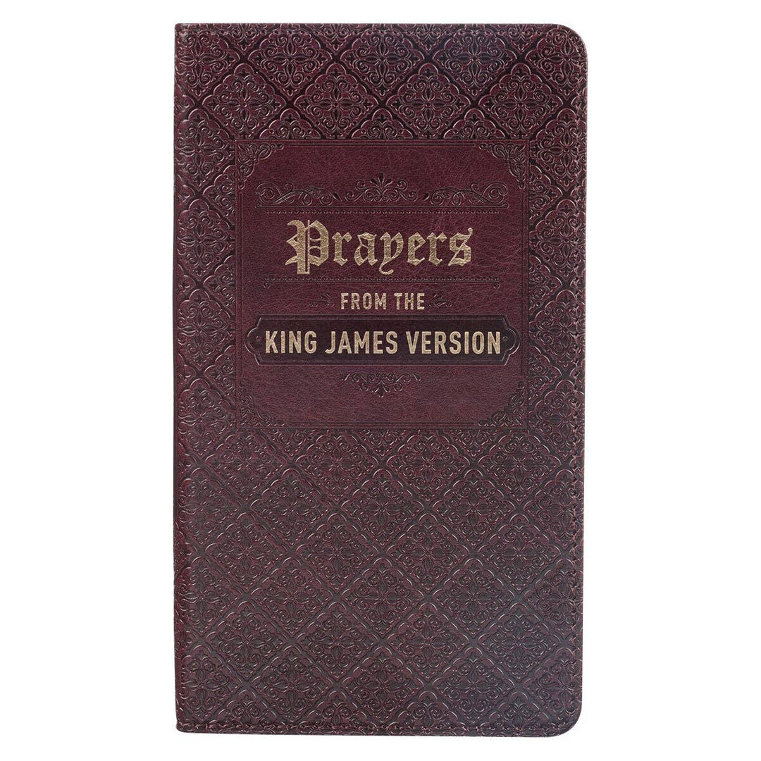 Christian Art Gift Book “Prayers From the KJV” Faux Leather