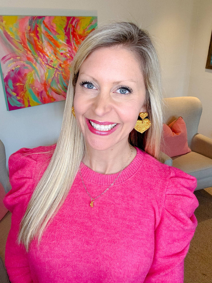 Hidden Truth Jewelry Gold Heart Chain with Tiny Heart