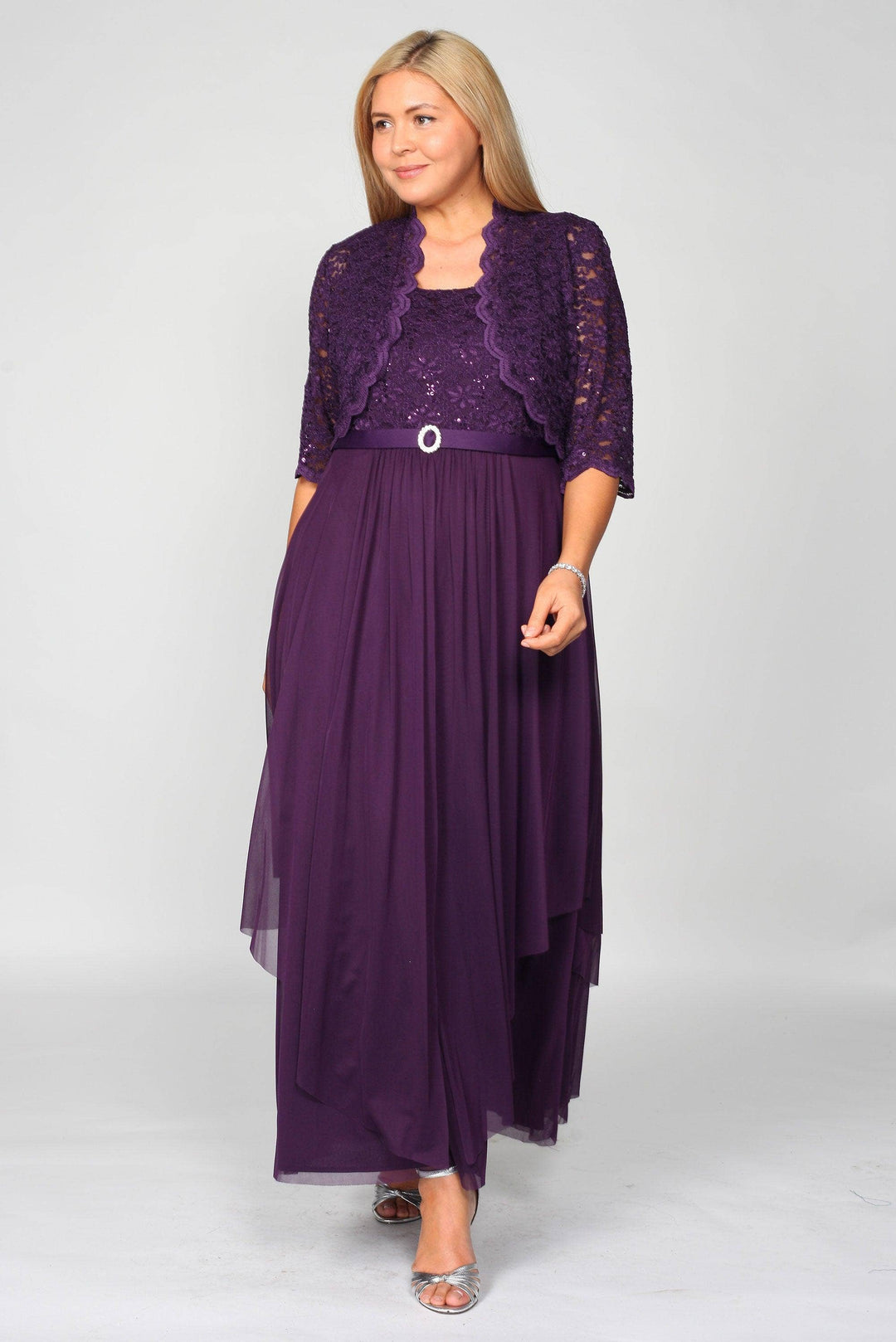 Long Mother Of Bride Formal Dress