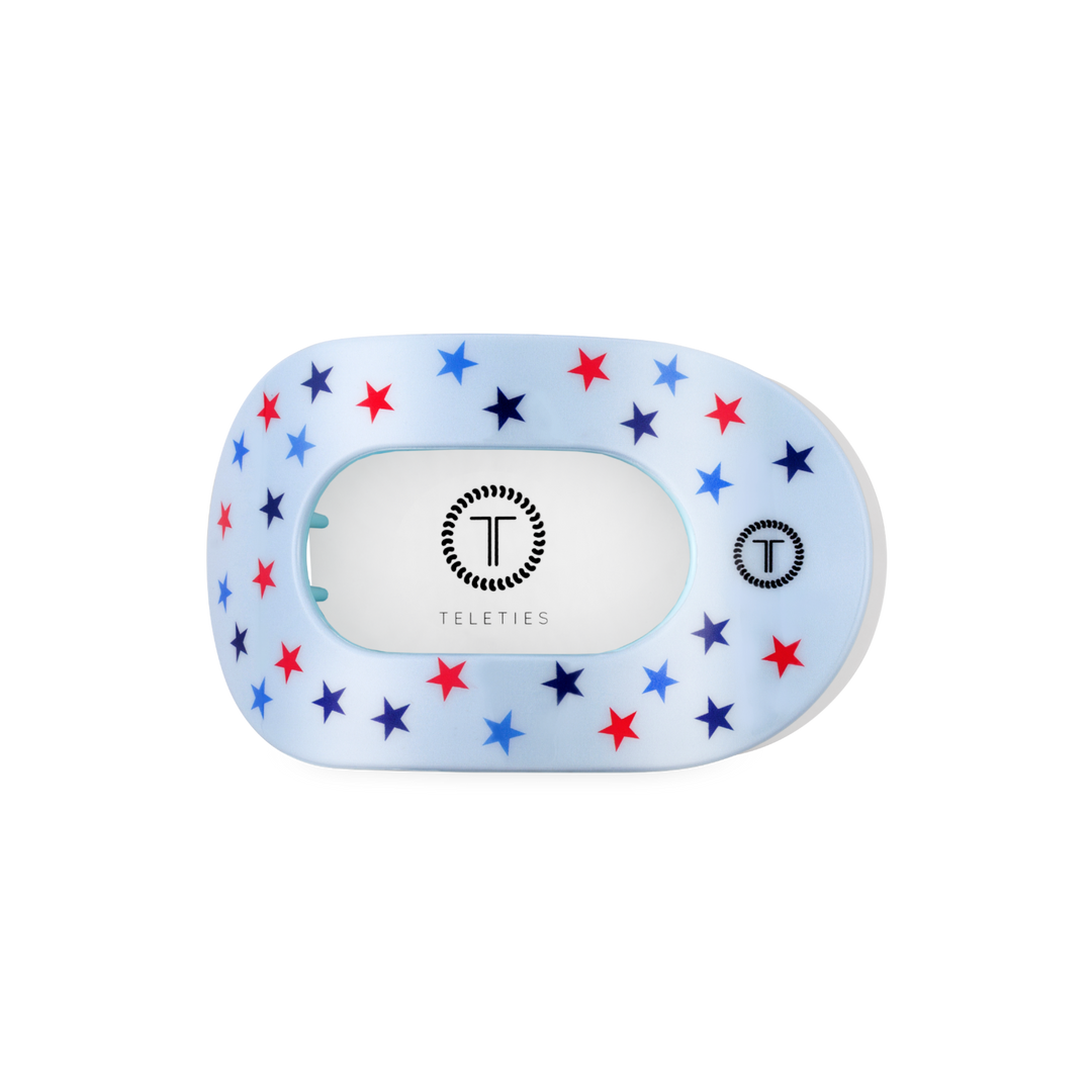 Teleties Flat Round Hair Clip | Medium | United We Sparkle