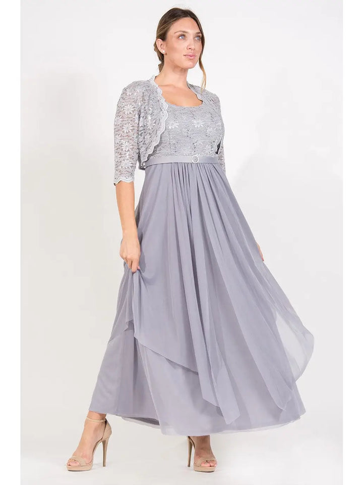 Long Mother Of Bride Formal Dress