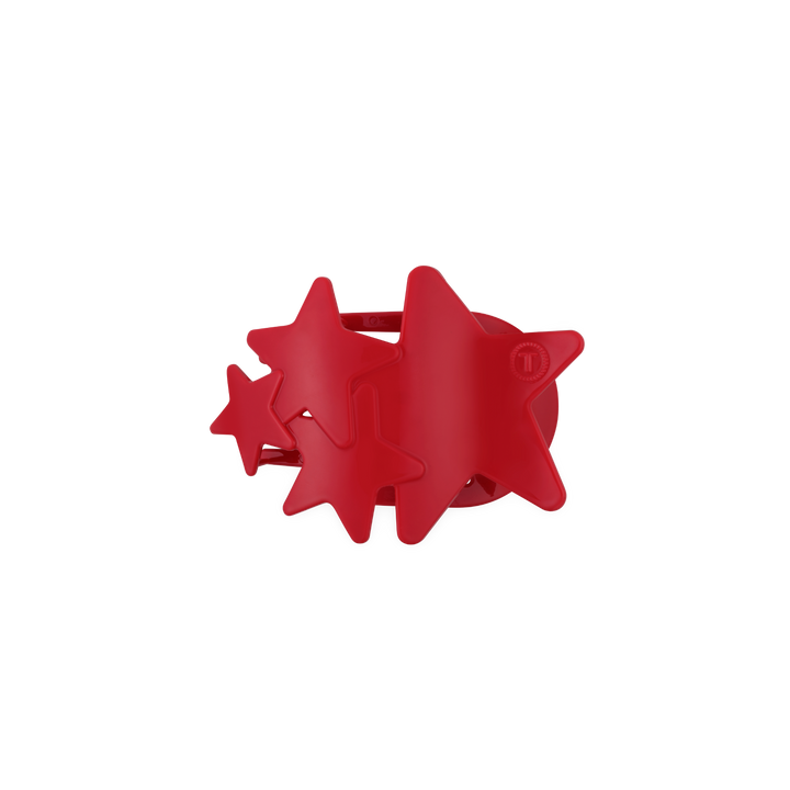 Teleties Flat Hair Clip | Small | Red Shooting Star