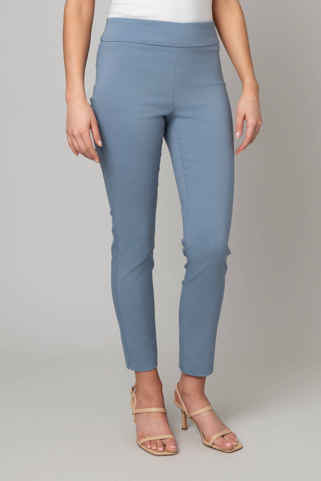 Dusty Blue Pull On Millennium Tapered Pant