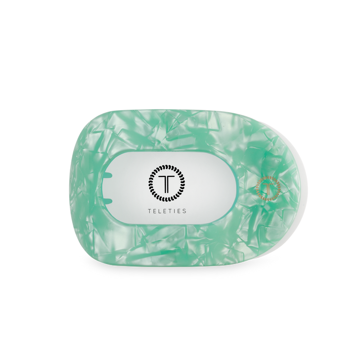 Teleties Flat Round Hair Clip | Medium | Spring Splash