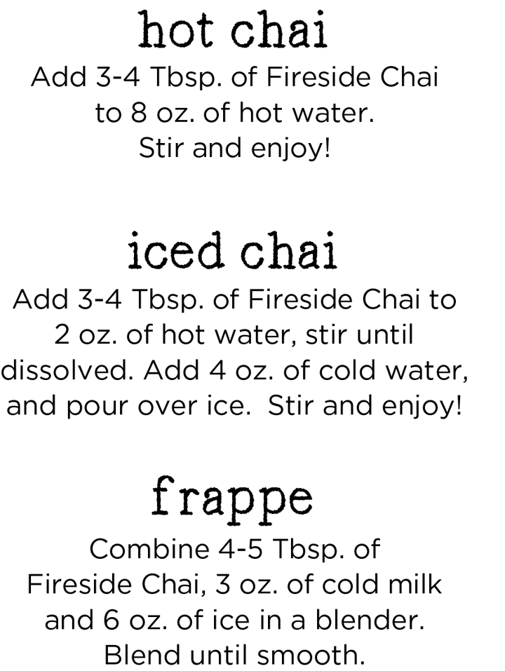 Spiced Chai Tea 8oz Can