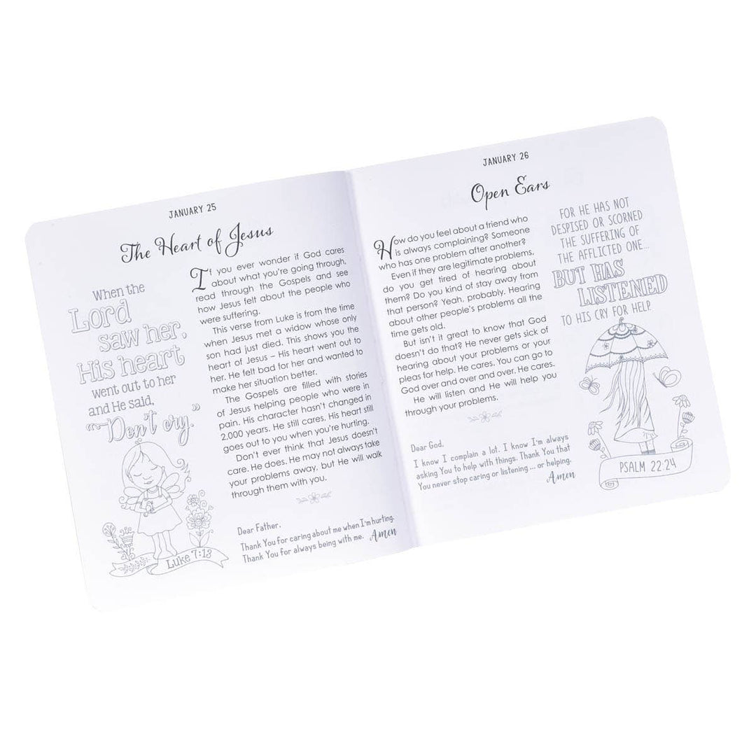 Illustrated Devotional for Girls Softcover-Kid Book