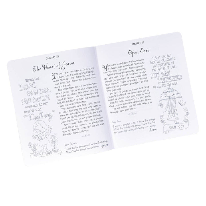 Illustrated Devotional for Girls Softcover-Kid Book