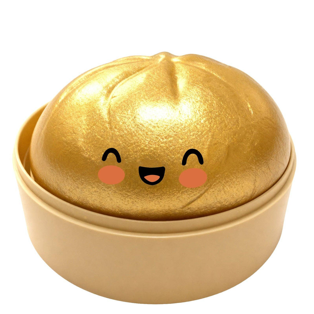 Squishy Dumpling Realistic Steamed Bun Stress Relief Squeeze Toy