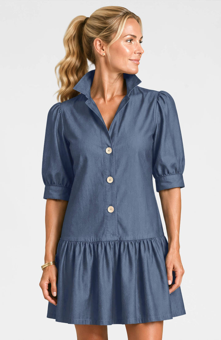 Gretchen Scott So Sweet Dress - Chambray