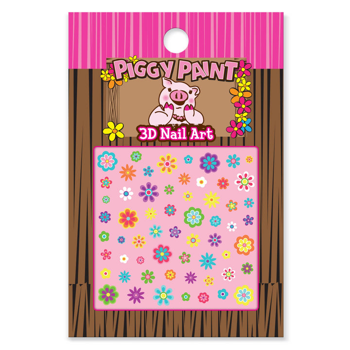 Piggy Paint Flower Nail Art