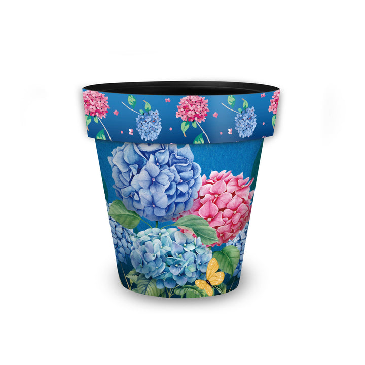 Briarwood Lane Colorful Hydrangeas Small Planter - 8.5" x 8.5" x 8.5"