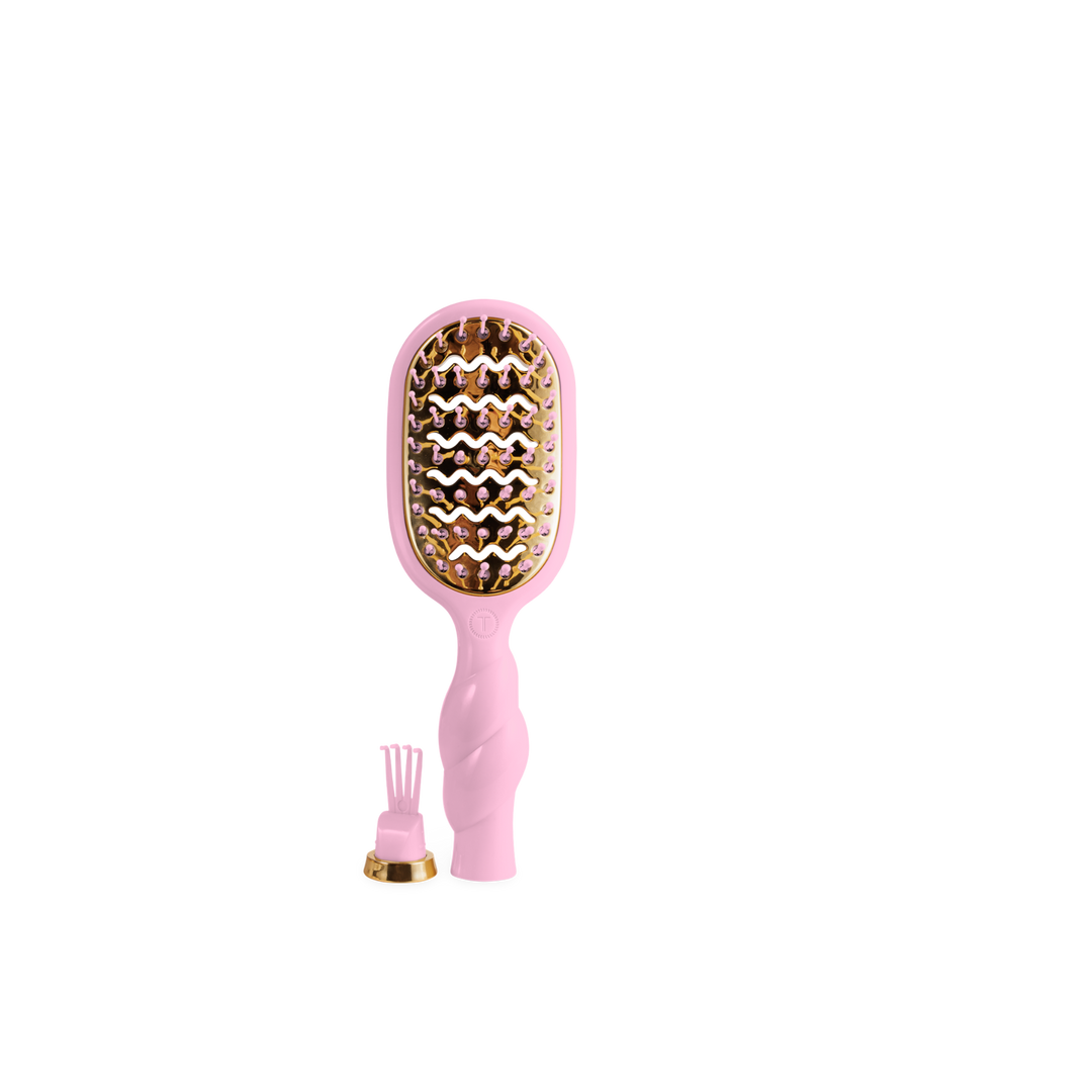 Teleties Mini Vent Brush | Bubblegum Pink