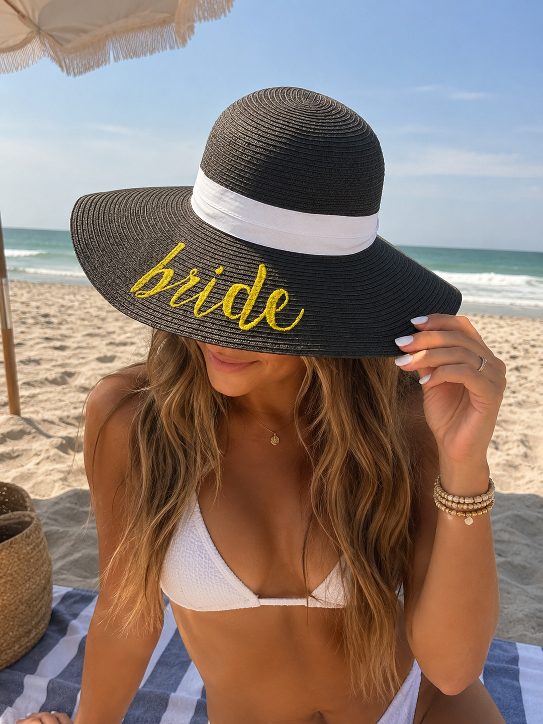 Bride Black Fedora