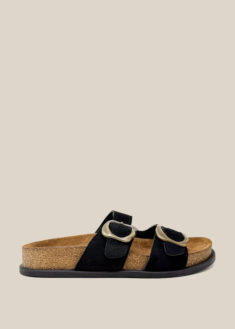 Shu Shop Brooke Sandal- Black