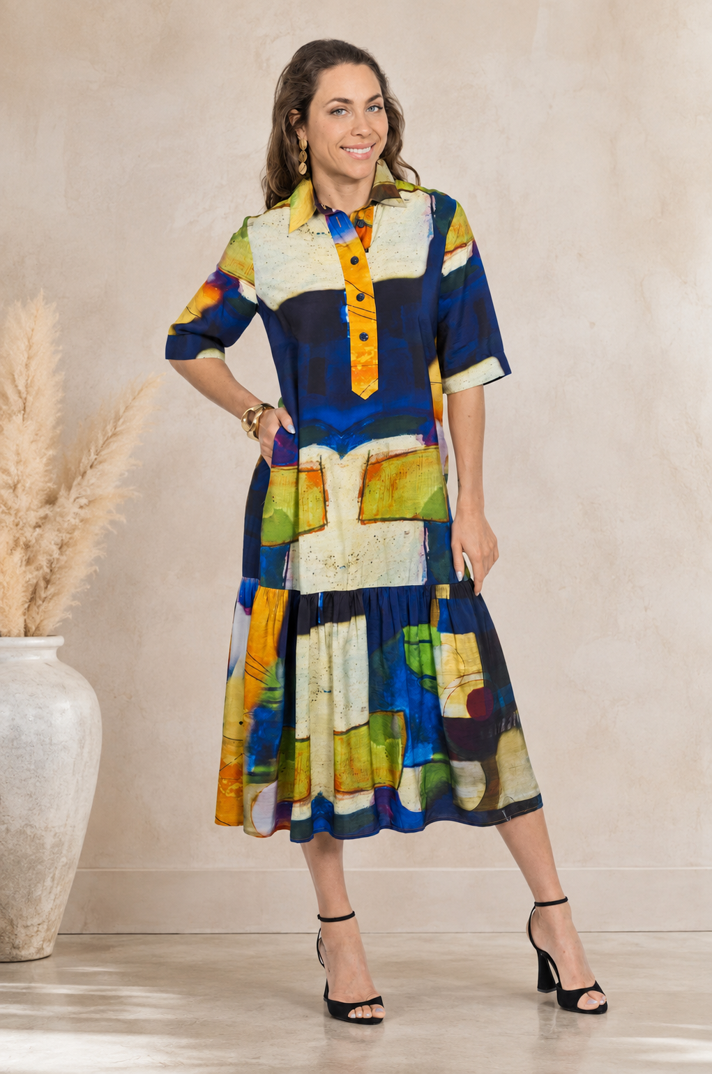 Lior Vega #41 Northern Lights Long Dress