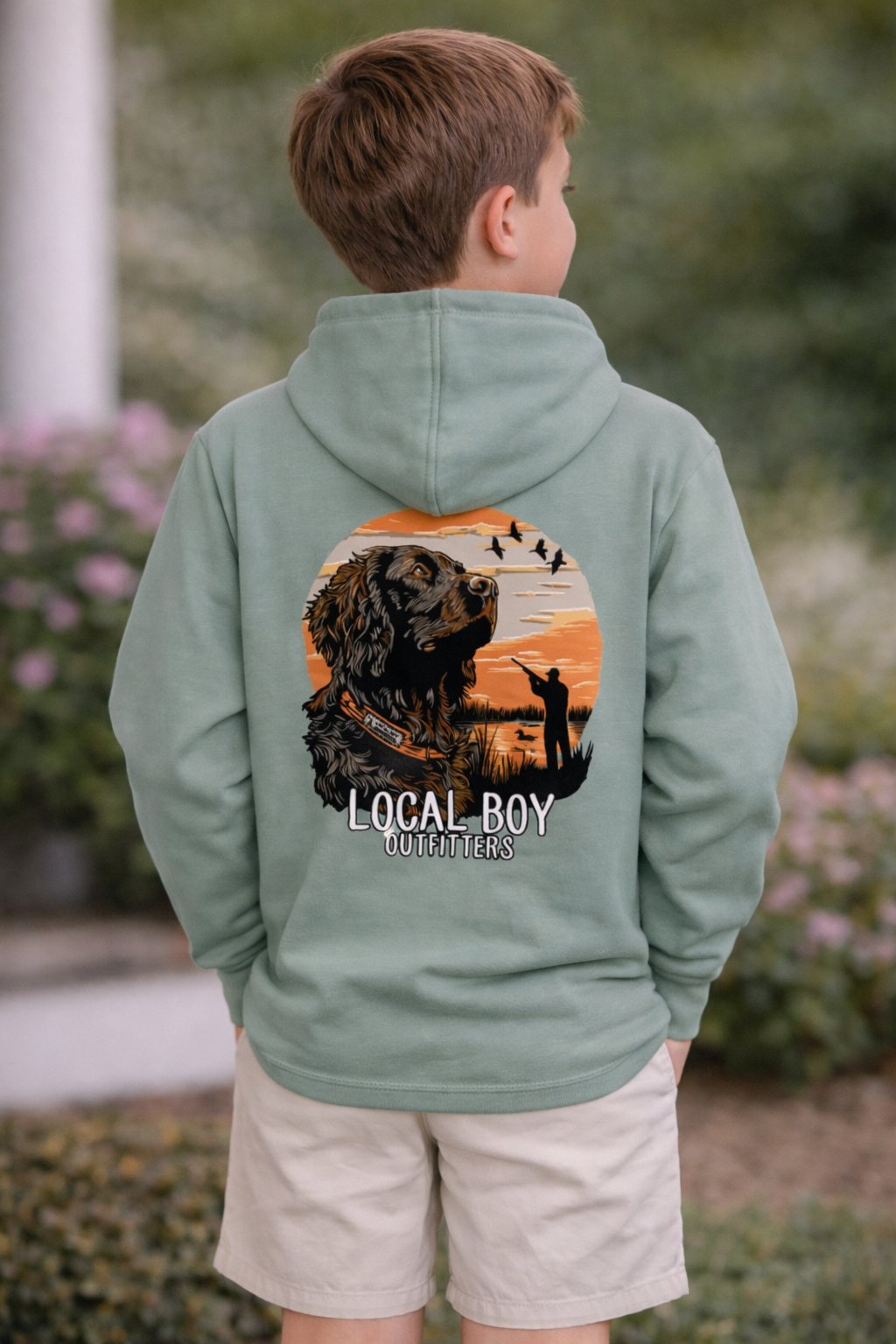 Local Boy Outfitters Youth Dusty Green Boykin Dream Hoodie