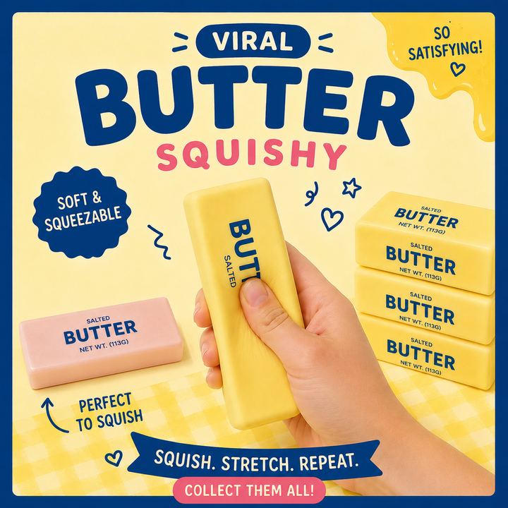 Realistic Butter Stick Squishy Slow Rising Stress Relief Sensory Fidget Toy