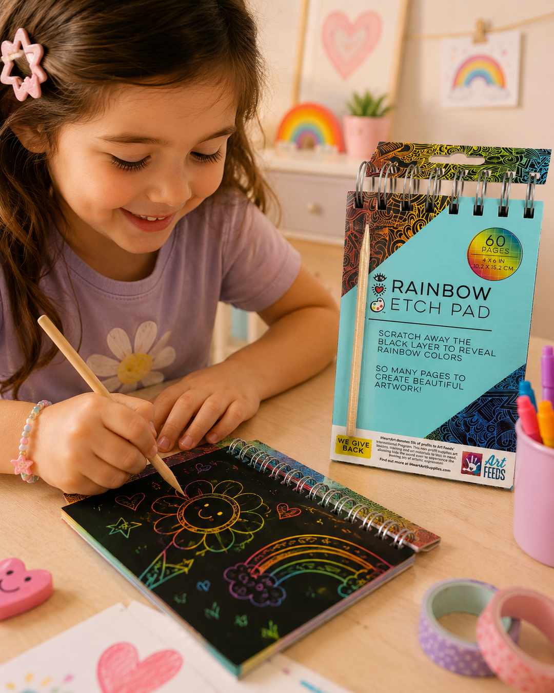 Rainbow Etch Pad