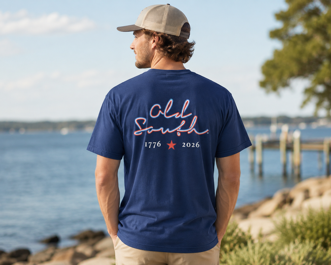 Old South True Navy 250 Years of America - Short Sleeve T-Shirt
