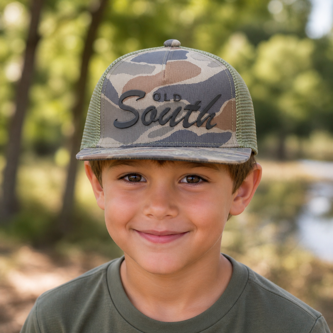 Old South Youth Patch Thicket Camo - Trucker Hat