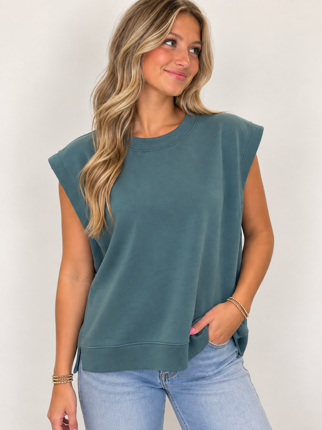 Short Sleeve Scuba Top