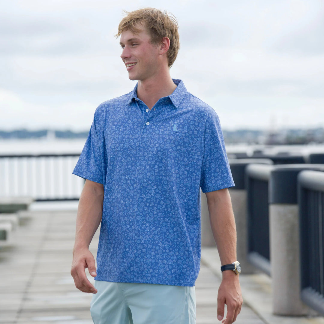Local Boy Dirty Myrtle Polo - Sailfish Scramble