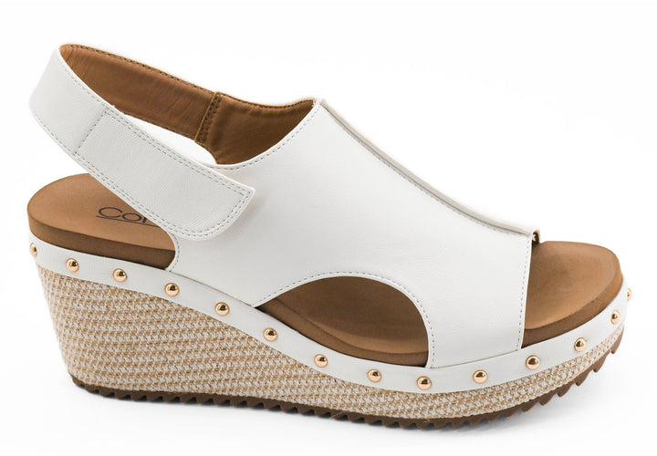 Corkys White For Keeps Wedge