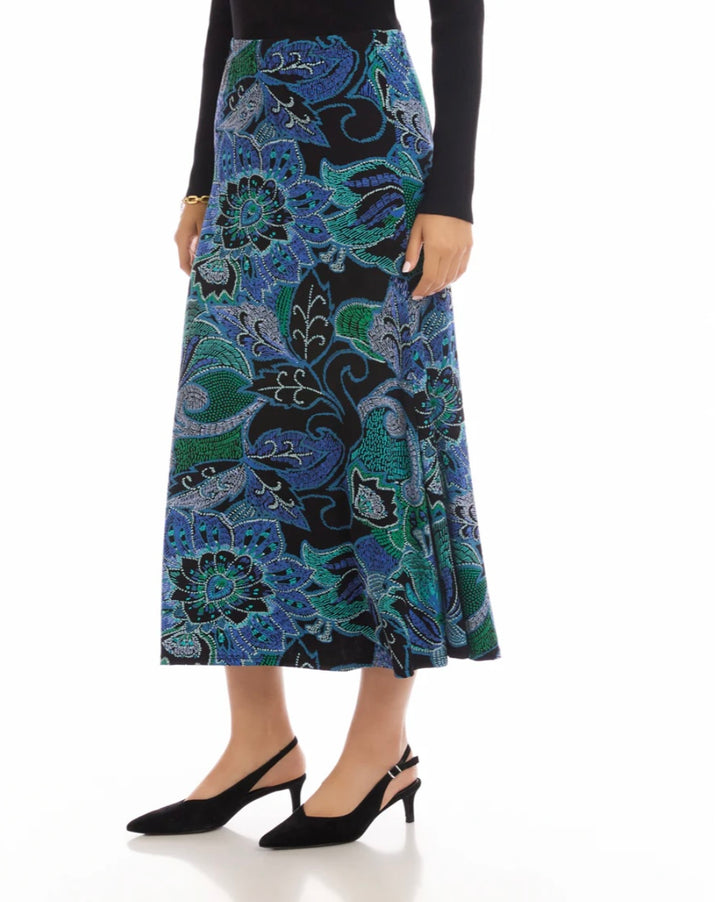 Karen Kane Side-Slit Midi Skirt