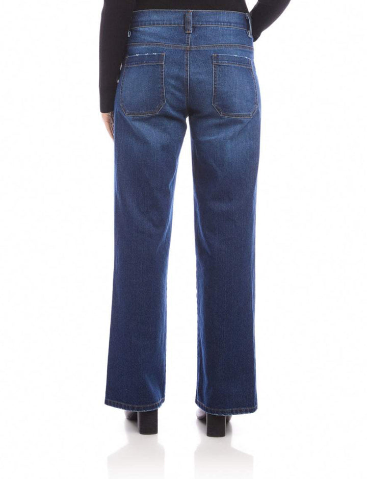 Karen Kane Lauren Patch Pocket Denim Jean