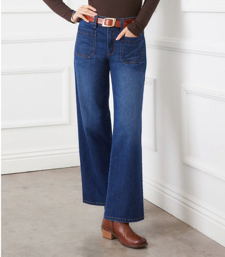 Karen Kane Lauren Patch Pocket Denim Jean