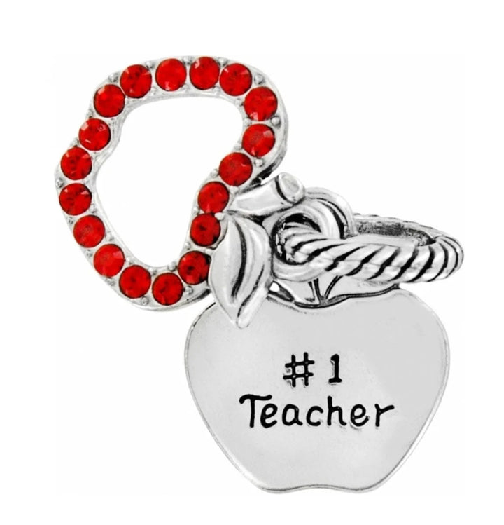 Brighton Teacher Apple Charm