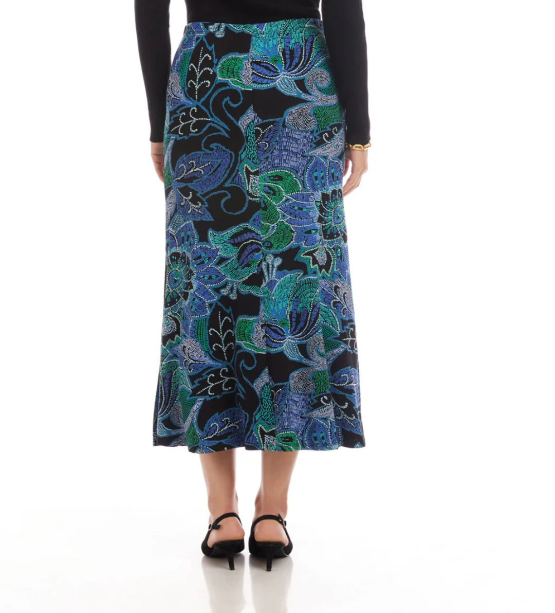 Karen Kane Side-Slit Midi Skirt