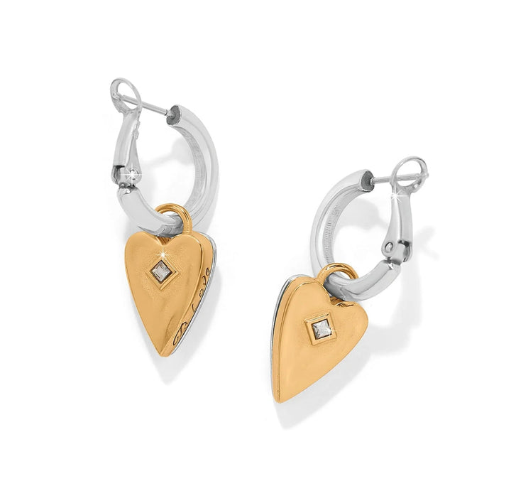 Brighton Love Messages B Love Reversible Hoop Earrings