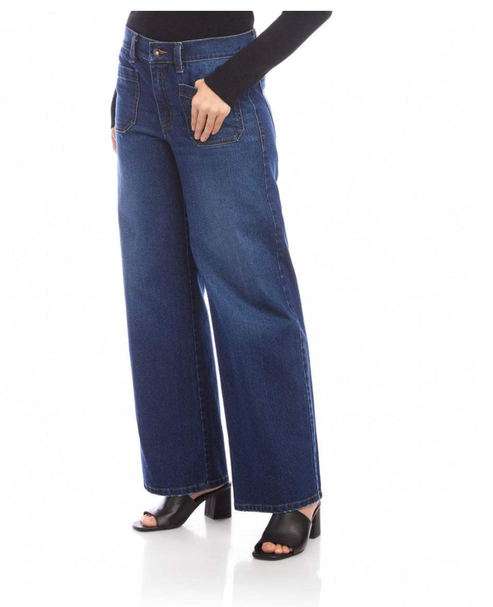 Karen Kane Lauren Patch Pocket Denim Jean