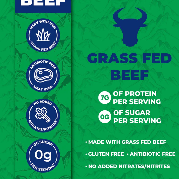 Farmers Market Foods Grass Fed Beef Snack Sticks