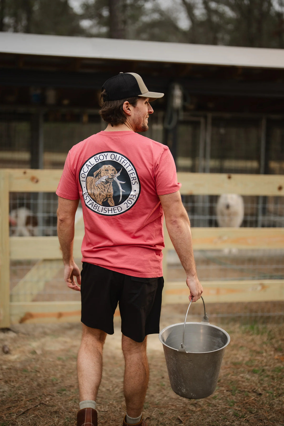 Local Boy Outfitters Brick Antler Retrieve SS Tee