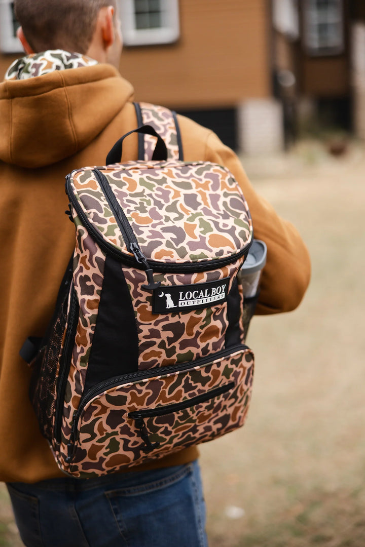 Local Boy Outfitters Old School Camo Cooler Bag