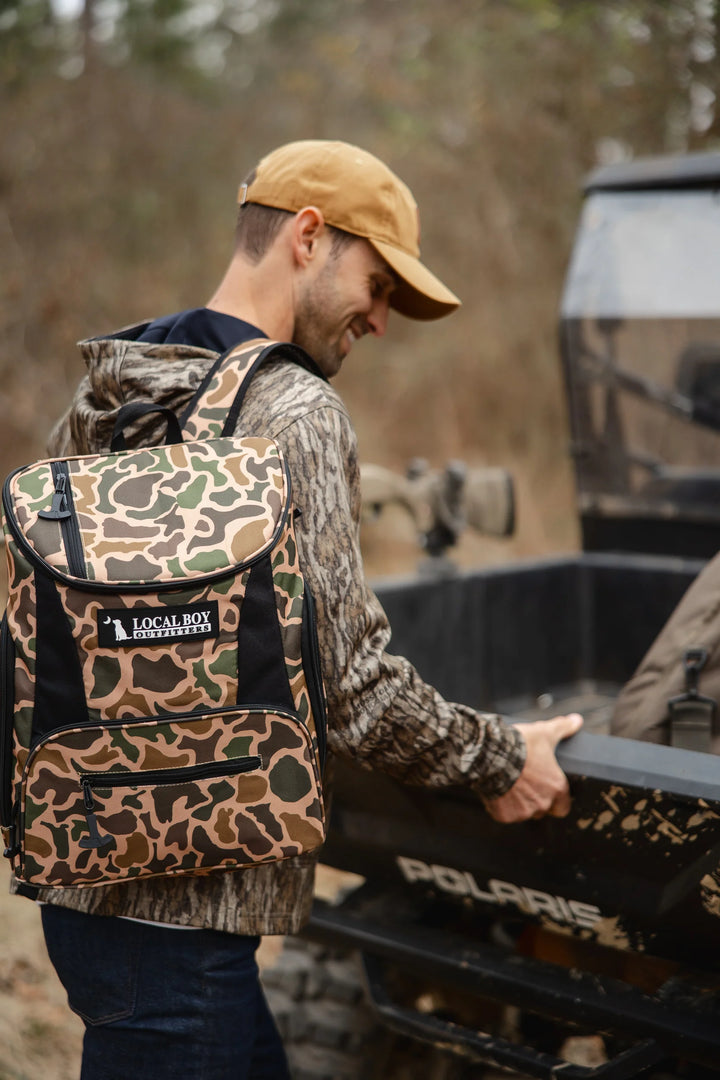 Local Boy Outfitters Old School Camo Cooler Bag