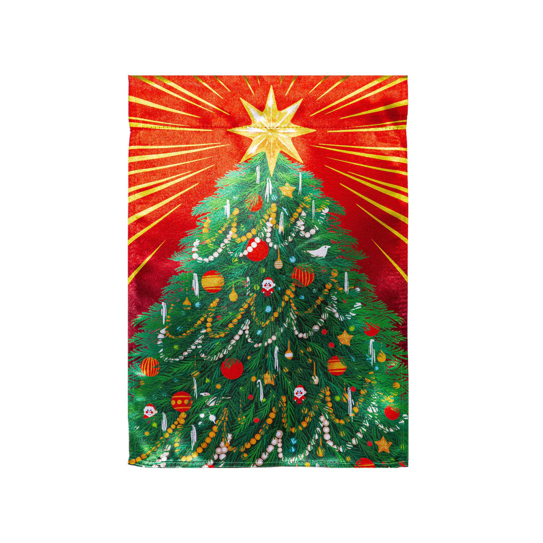 Evergreen Classic Christmas Tree Lustre Garden Flag