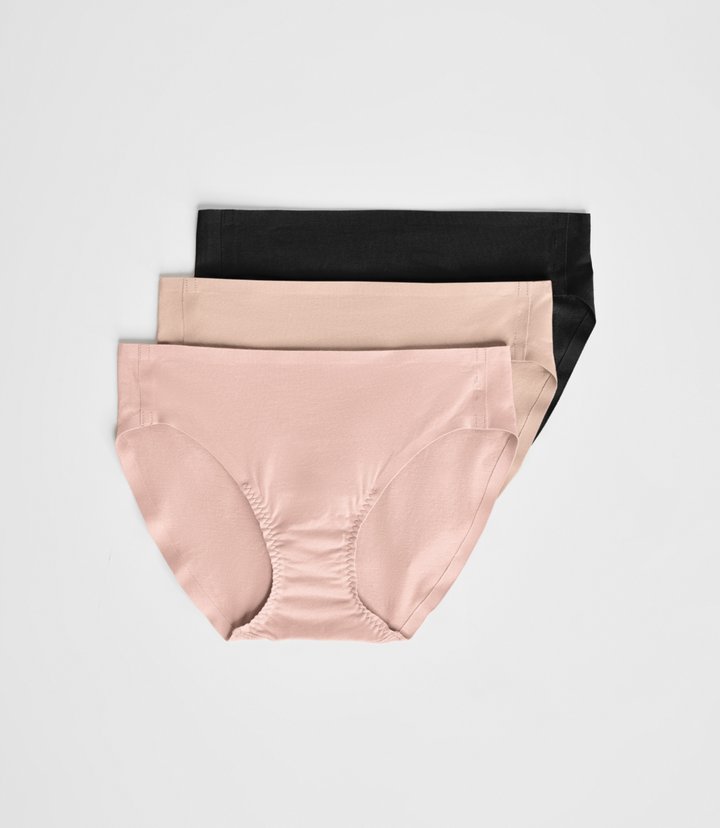 Spanx 3-Pack Fit-To-You Panties - One Size