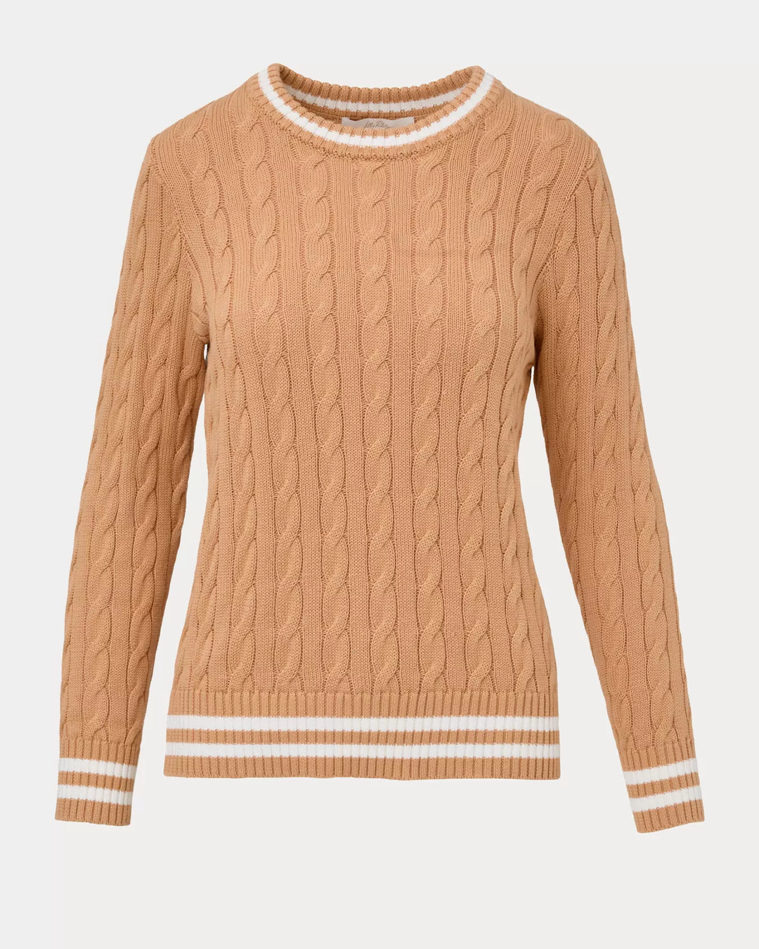 Lilly Pulitzer Iced Latte Brockton Crew Neck Sweater