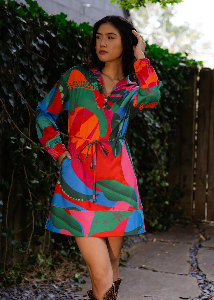 Alden Adair Logan Dress- Tropical Jingle