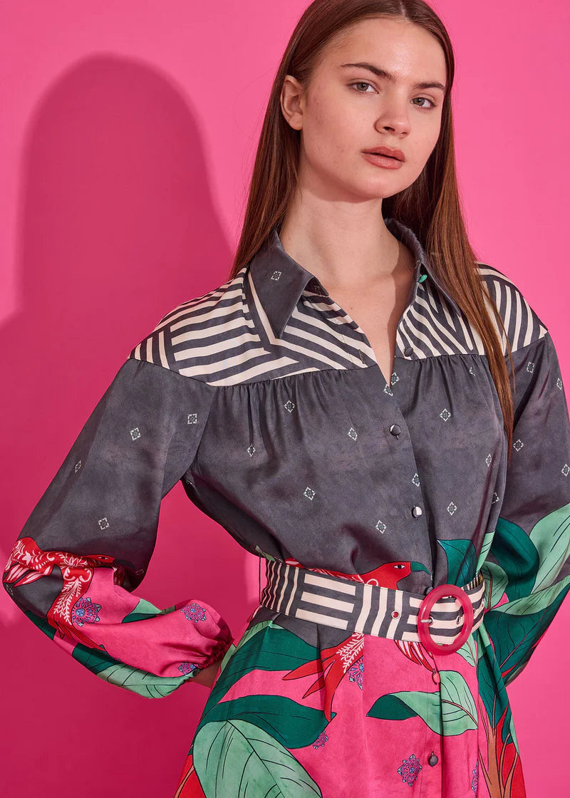 Alden Adair Jane Dress- Colony Stripe