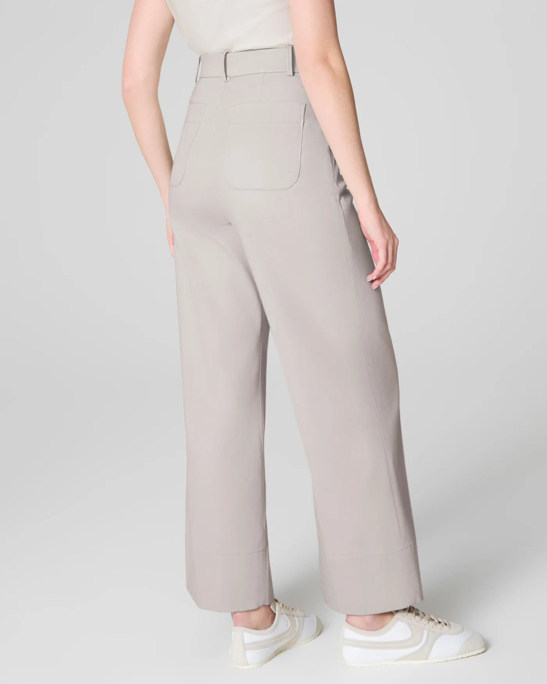Spanx Bone Tall Stretch Crop Wide Leg 2.0 Pant
