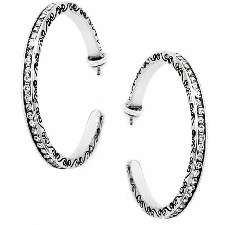 Brighton Secret of Love Hoop Post Earring