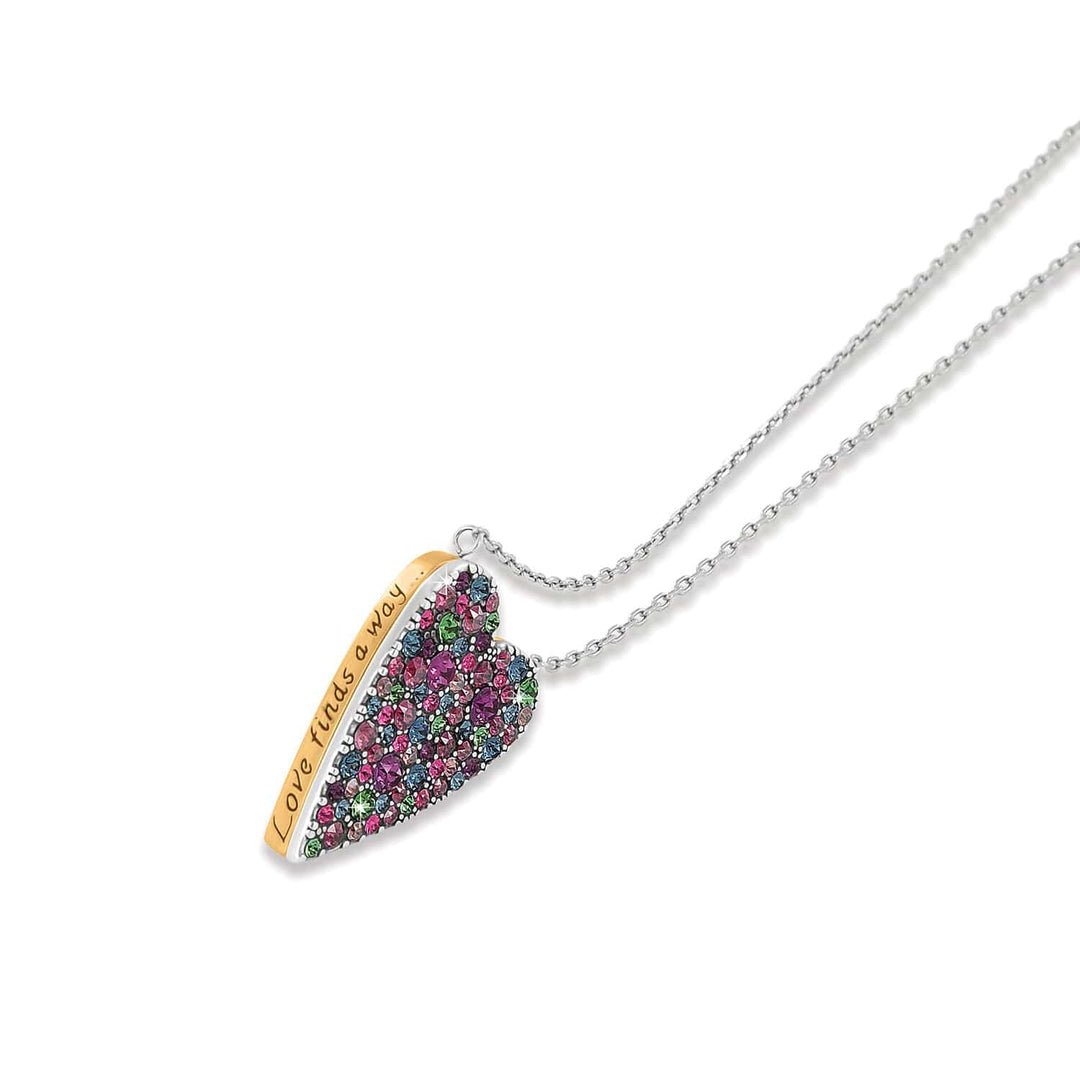 Brighton Love Messages Love Finds A Way Reversible Necklace