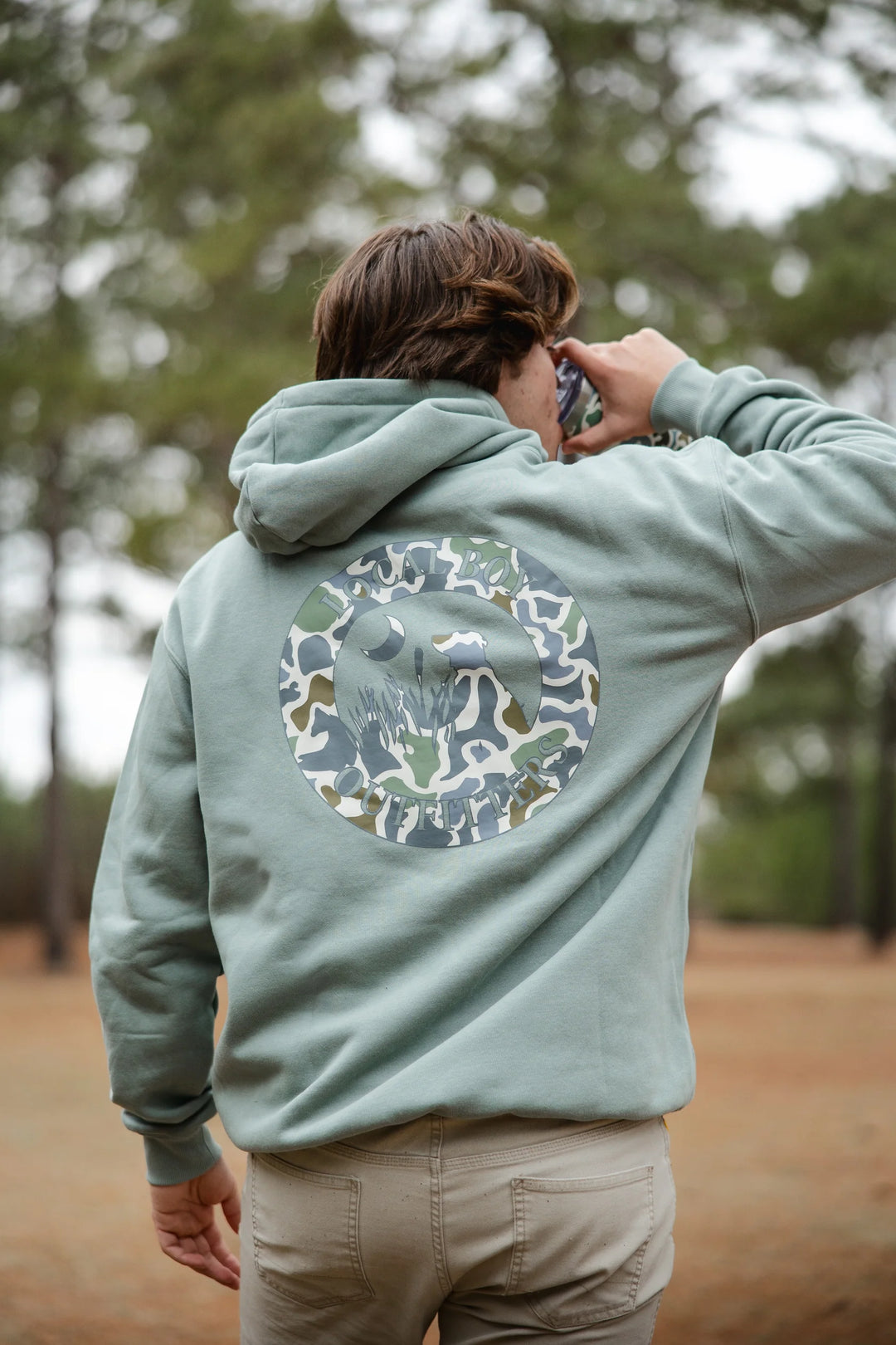 Local Boy Brushwood Hoodie - Original Localflage Bluff