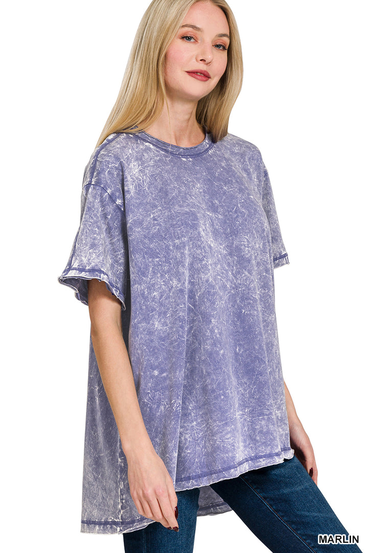 Zenana Marlin Drop Shoulder Oversized Top