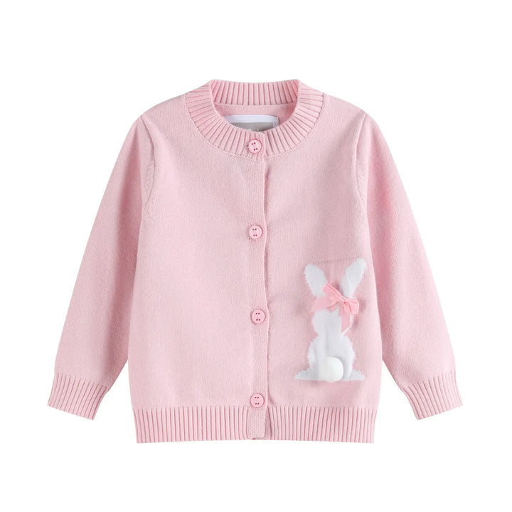 Lil Cactus Pink Knit Bunny Cardigan